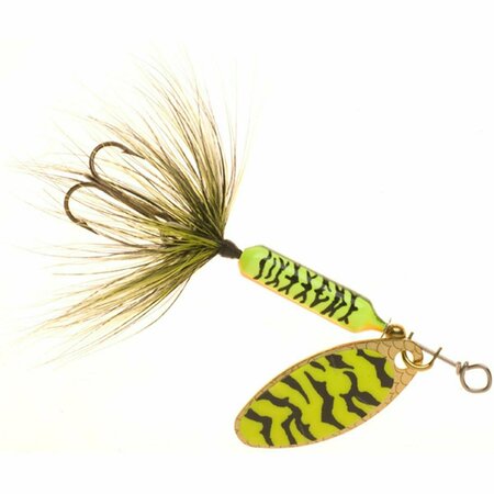 YAKIMA ROOSTER TAILS 0.06 oz Original Rooster Tail, Chartreuse Black Tiger 206-CBT